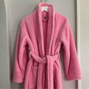 Pink Plush Robe